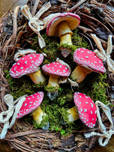 Load image into Gallery viewer, Amanita muscaria Handmade Ornaments