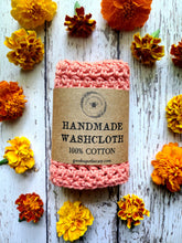 Load image into Gallery viewer, Cotton Wash Cloths, Handmade Wash Cloths
