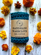 Load image into Gallery viewer, Cotton Wash Cloths, Handmade Wash Cloths