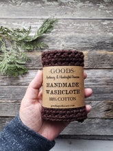 Load image into Gallery viewer, Cotton Wash Cloths, Handmade Wash Cloths