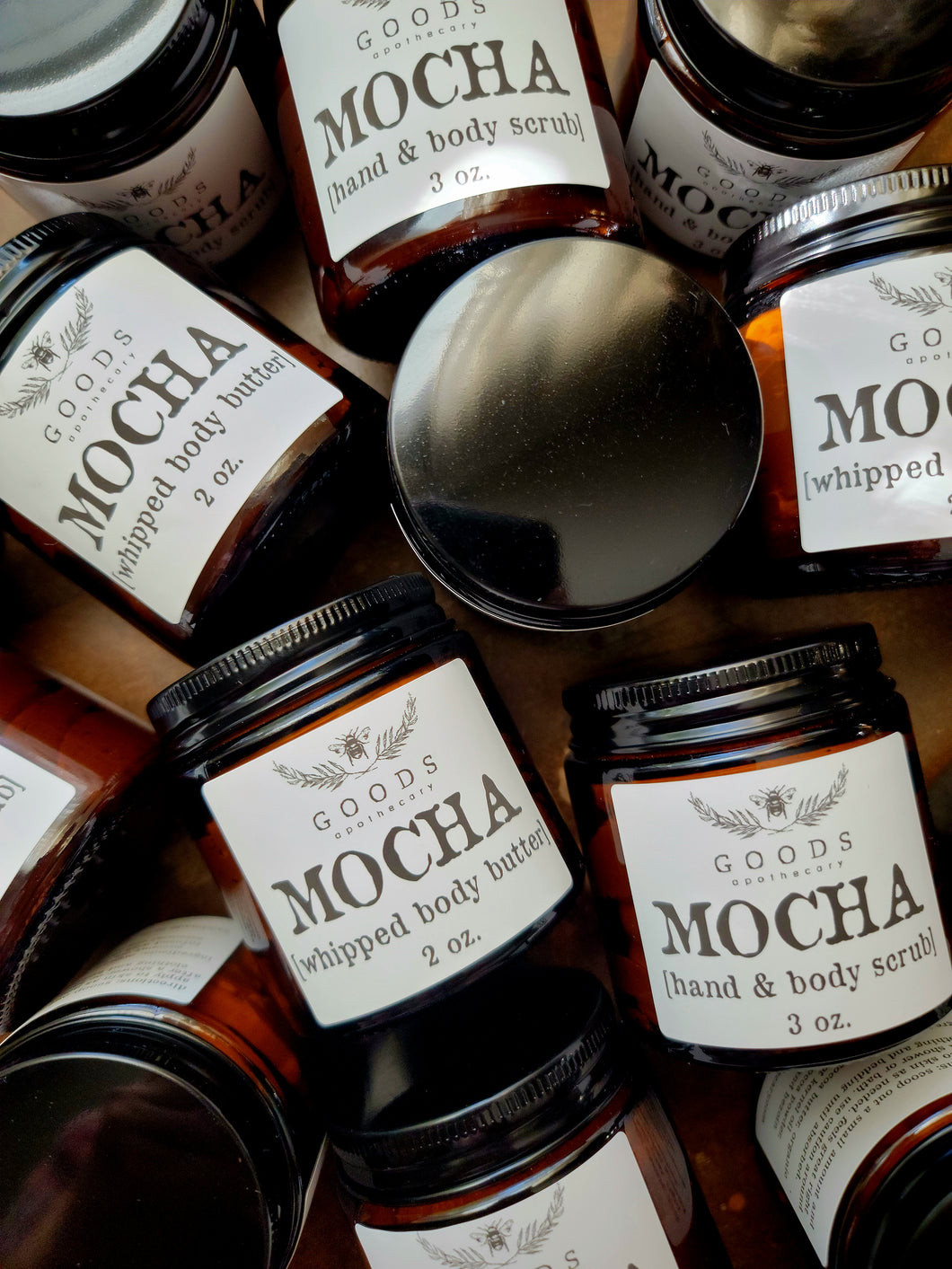 Mocha Body Butters & Body Scrubs