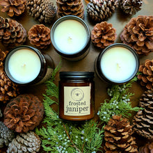 Load image into Gallery viewer, Frosted Juniper Candles AND Wax Melts
