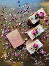 Load image into Gallery viewer, Grapefruit &amp; Rose Handcrafted Soap
