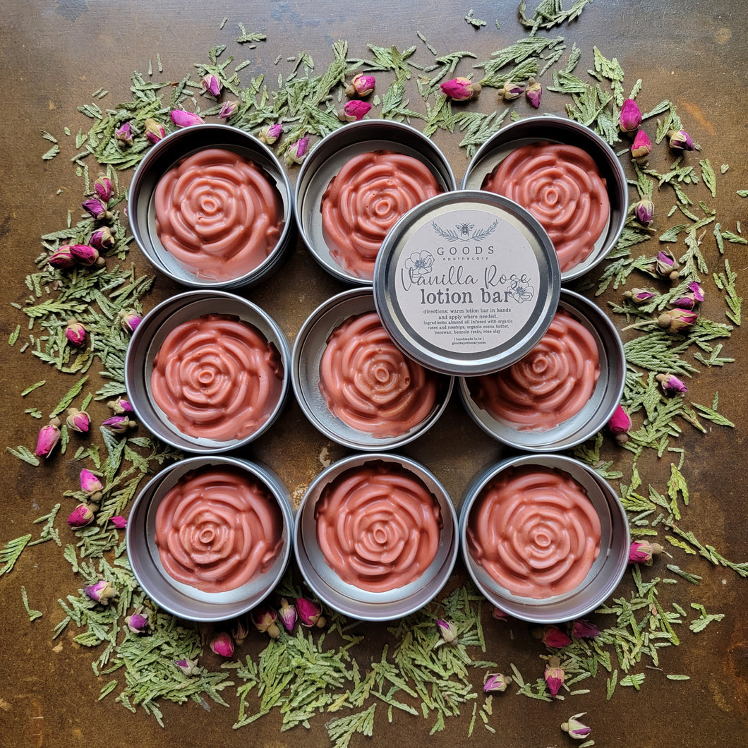Vanilla Rose Lotion Bars