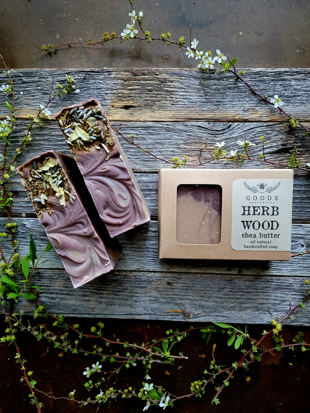 Herb Wood Handcrafted Soap